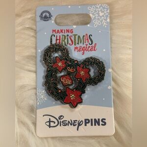 2024 Disney Parks Making Christmas Magical Mickey Mouse Wreath OE Pin